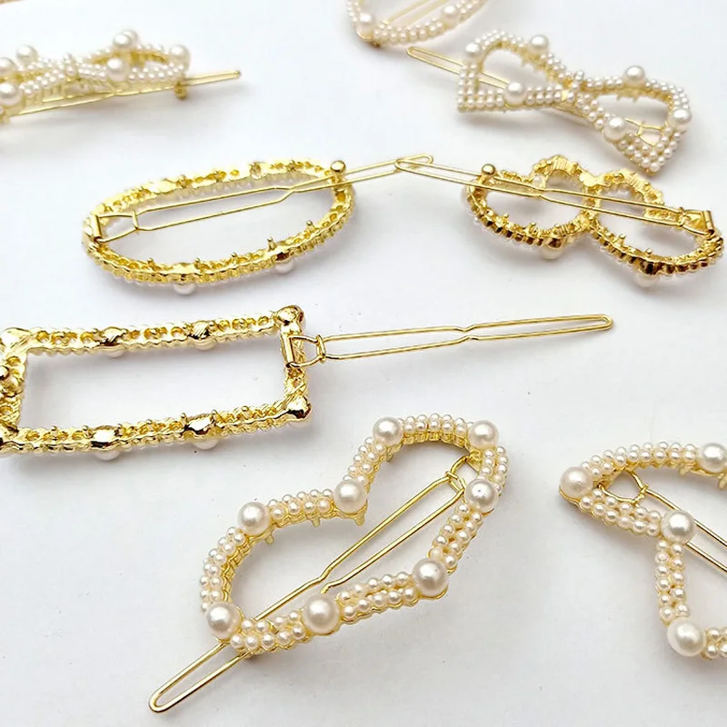 Ubuhle Fashion Pearl Hair Jewelry Geometric Heart Round Square Hair Clips Hairpin Elegance Women Sweet Wedding Hair Accessories
Ubuhle Fashion Pearl Hair Jewelry Geometric Heart Round Square Hair Clips Hairpin Elegance Women Sweet Wedding Hair Accessories