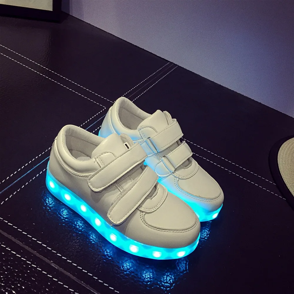 Led Sneakers Classic Strap Kids 8