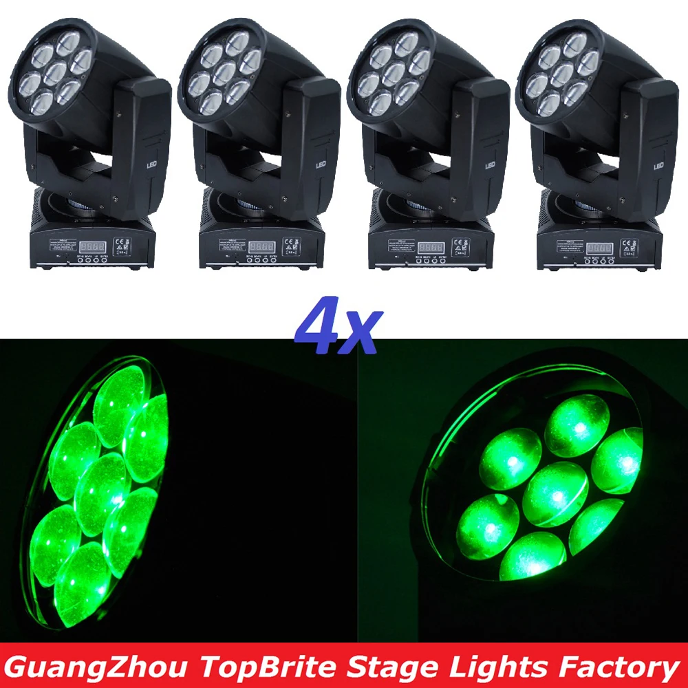 4xLot Zoom LED Moving Head Light Mini Wash 7x12W RGBW Quad LED Effect Stage Lighting 5~50 Degree 16 DMX Channels Factory Price
4xLot Zoom LED Moving Head Light Mini Wash 7x12W RGBW Quad LED Effect Stage Lighting 5~50 Degree 16 DMX Channels Factory Price