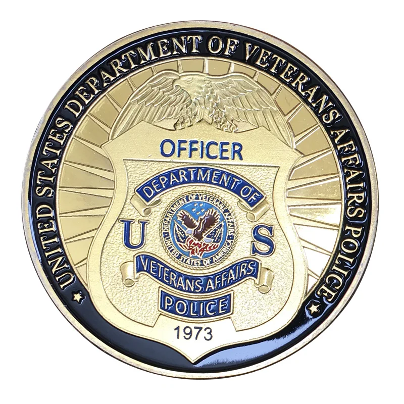 United States Department of Veterans Affairs Police Gold Plated With Plastic Case For Collection Challenge Coin/Medal 1412#
United States Department of Veterans Affairs Police Gold Plated With Plastic Case For Collection Challenge Coin/Medal 1412#