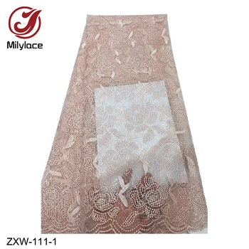 Milylace French lace fabric 5 yards guipure rose embroidery lace fabric with sequins African lace for wedding party ZXW-111
Milylace French lace fabric 5 yards guipure rose embroidery lace fabric with sequins African lace for wedding party ZXW-111