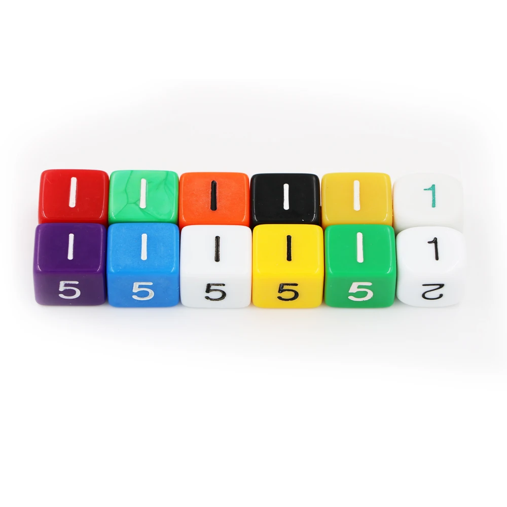 6Pcs/Sets Hot New 6-Sided Dice 16MM Square Corners Digital Color D6 Dice Ornaments Souvenirs
6Pcs/Sets Hot New 6-Sided Dice 16MM Square Corners Digital Color D6 Dice Ornaments Souvenirs