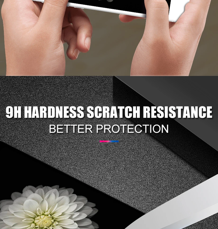 9-PC-5D Glass on the for iPhone 6 7 Tempered Glass For iPhone X 7 8 Plus Screen Protective Film