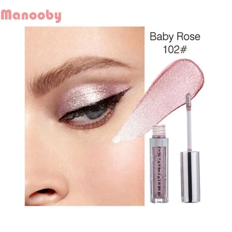 Manooby Glitter Eyeshadow Liquid Glitter & Glow Make Up Long Lasting Shimmer Tint Cosmetics Pigment Eye Shadow Maquiagem Women
Manooby Glitter Eyeshadow Liquid Glitter & Glow Make Up Long Lasting Shimmer Tint Cosmetics Pigment Eye Shadow Maquiagem Women