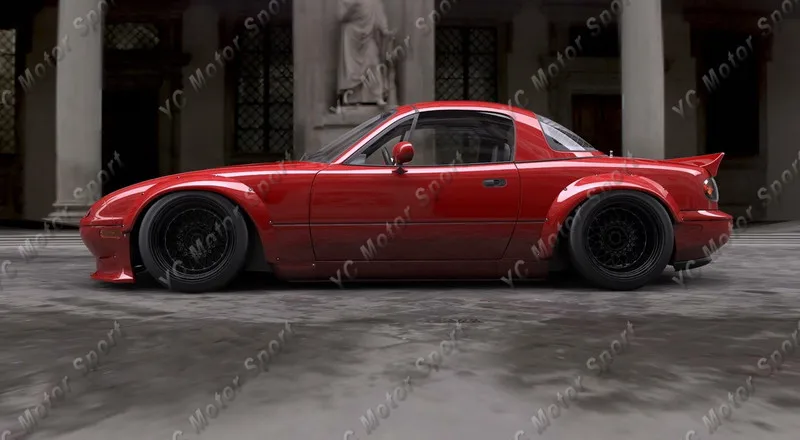 1989-1997 Mazda Miata MX5 NA Pandem Style Body Kit FRP (4)