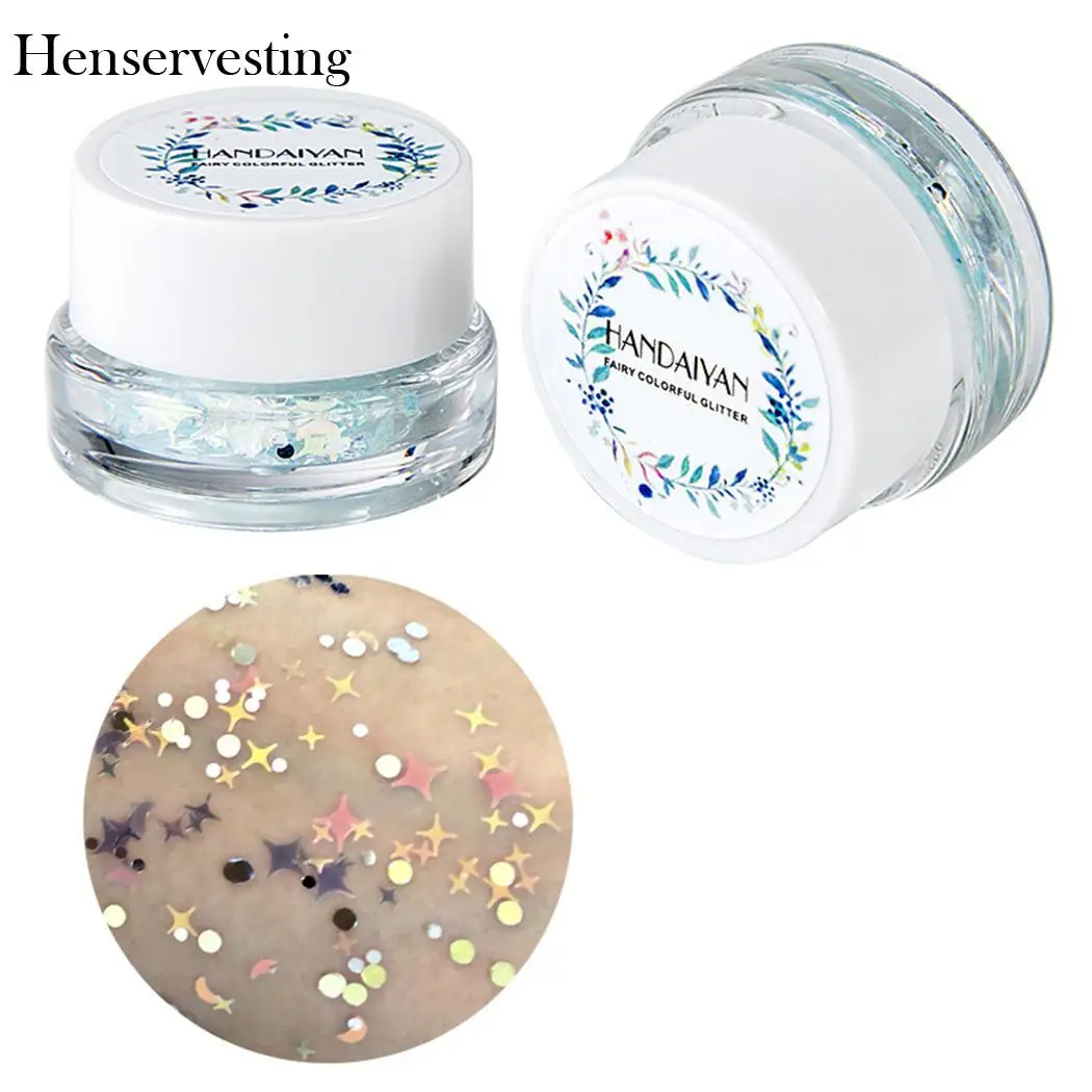 Sequins Makeup Glitter Eye Shadow Mermaid Sparkly Gel Eyes Face Makeup Cosmetics
Sequins Makeup Glitter Eye Shadow Mermaid Sparkly Gel Eyes Face Makeup Cosmetics