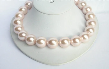 Prett Lovely Women's Wedding FREE shipping>>> >>>Genuine 20mm round pink south sea shell pearls necklace
Prett Lovely Women's Wedding FREE shipping>>> >>>Genuine 20mm round pink south sea shell pearls necklace