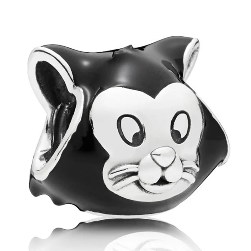 925 Sterling Silver Animal Bead Charm Black Enamel Sweet Figaro Cat Beads Fit Pandora Bracelet & Necklace Diy Jewelry
925 Sterling Silver Animal Bead Charm Black Enamel Sweet Figaro Cat Beads Fit Pandora Bracelet & Necklace Diy Jewelry