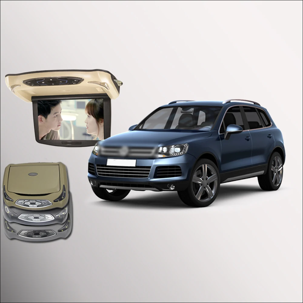 BigBigRoad для Volkswagen Touareg Multivan Teramont Touran Автомобильный потолочный светодиодный