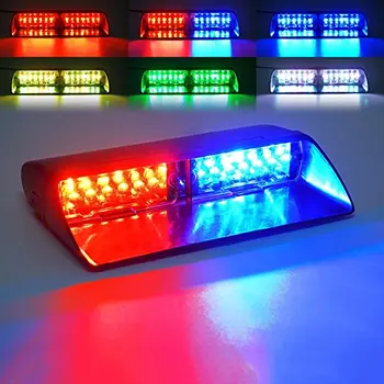 1set Newest 16 LED 48W VIPER S2 Car Truck Emergency Police Strobe Flash windshield Warning Light Amber Red Blue Flashing Led 12V
1set Newest 16 LED 48W VIPER S2 Car Truck Emergency Police Strobe Flash windshield Warning Light Amber Red Blue Flashing Led 12V