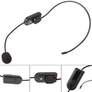 Portable FM Wireless Microphone Headset LED Megaphone Radio Microphone Loudspeaker Mic for Teaching Meeting Tour Guide Lecture
Portable FM Wireless Microphone Headset LED Megaphone Radio Microphone Loudspeaker Mic for Teaching Meeting Tour Guide Lecture