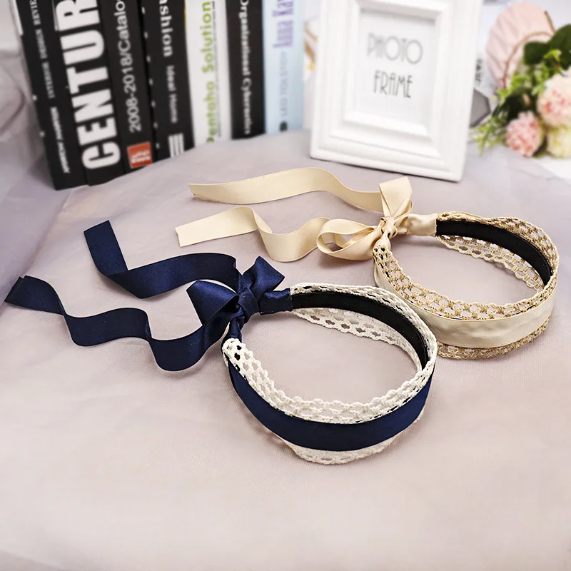 HZ 2019 Bow Ribbon Hand Made Headband Weaving Lace Ponytail Hairband Hair Accessories for Girls Head band Hair Band for Women
HZ 2019 Bow Ribbon Hand Made Headband Weaving Lace Ponytail Hairband Hair Accessories for Girls Head band Hair Band for Women