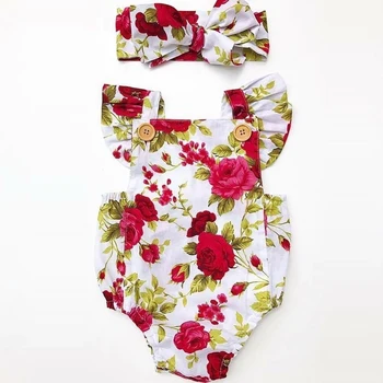 0-24M Newborn Baby Girl Clothes Sleeveless Flower Romper Summer cute Jumpsuit Floral print Outfit cute Children Clothing
0-24M Newborn Baby Girl Clothes Sleeveless Flower Romper Summer cute Jumpsuit Floral print Outfit cute Children Clothing