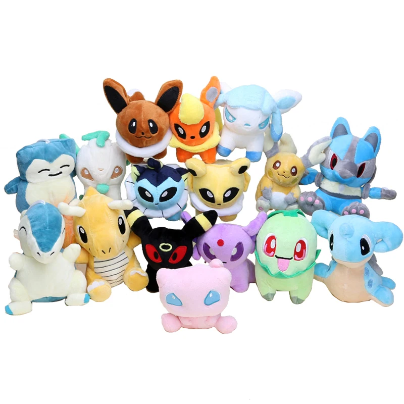 16pcs/set Pocket Plush Eevee Umbreon Mew Vaporeon Flareon Glaceon Lapras Cyndaquil Chikorita Character Stuffed Animal Dolls
16pcs/set Pocket Plush Eevee Umbreon Mew Vaporeon Flareon Glaceon Lapras Cyndaquil Chikorita Character Stuffed Animal Dolls