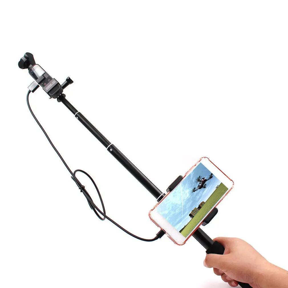 Selfie Stick for DJI OSMO Pocket Handheld Gimbal Stabilizer Cable for IOS/Type-C/Android Phone Phone Clip Module Extension Pole
Selfie Stick for DJI OSMO Pocket Handheld Gimbal Stabilizer Cable for IOS/Type-C/Android Phone Phone Clip Module Extension Pole