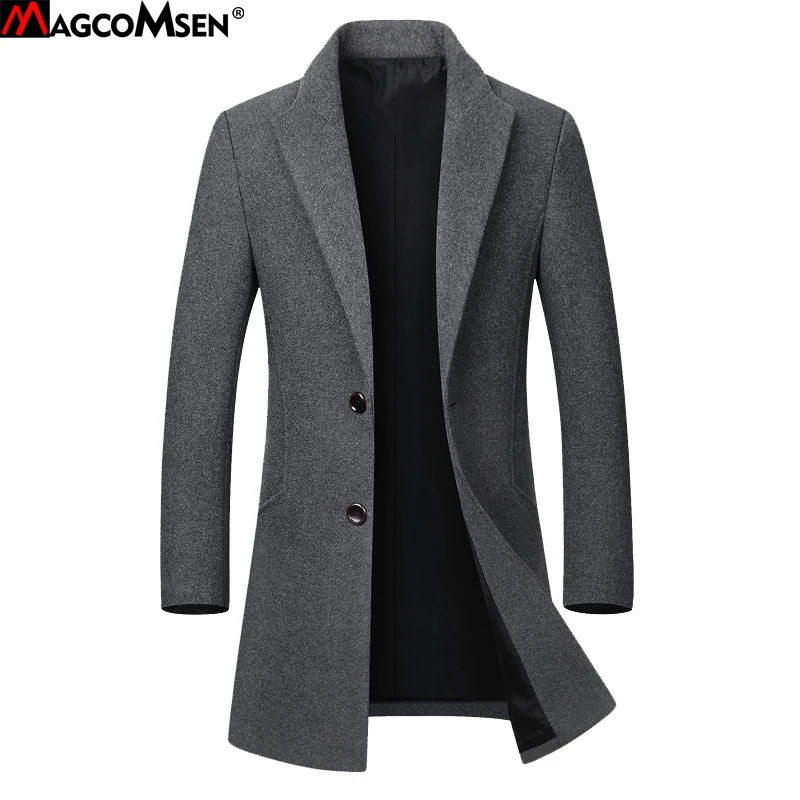 MAGCOMSEN Winter Wool Jackets Men Fashion Woolen Jackets Casual Slim Fit Long Wool Coats Overcoat M-5XL Drop Shopping AG-JF-02
MAGCOMSEN Winter Wool Jackets Men Fashion Woolen Jackets Casual Slim Fit Long Wool Coats Overcoat M-5XL Drop Shopping AG-JF-02