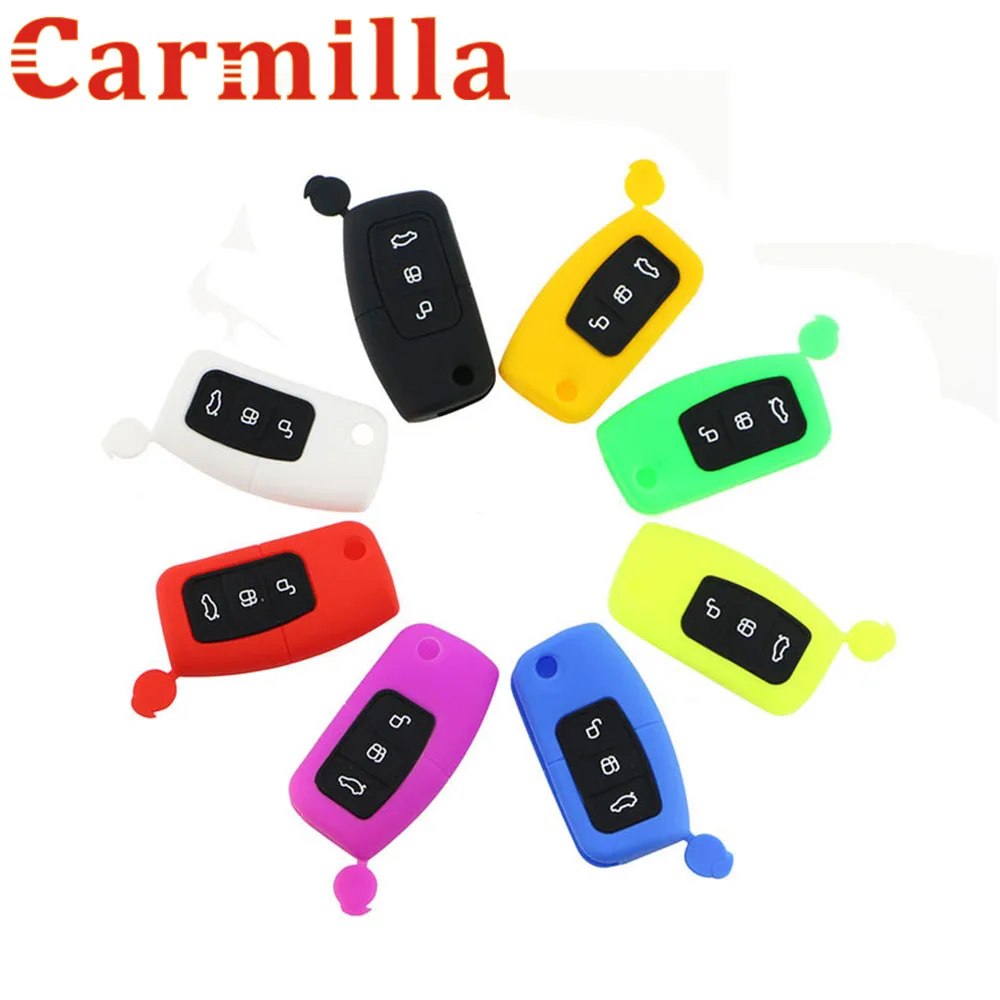 Carmilla Car Silicone Folded Key Protective Cover Bag Keys Case for Ford Fiesta MK7 Ecosport for Ford Focus 2 MK2 2005 - 2009
Carmilla Car Silicone Folded Key Protective Cover Bag Keys Case for Ford Fiesta MK7 Ecosport for Ford Focus 2 MK2 2005 - 2009