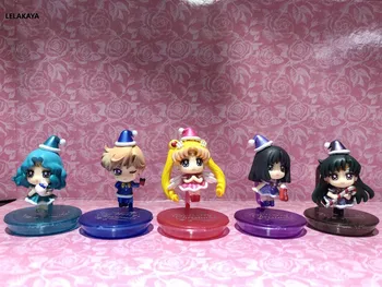 5pcs/set 25th Anniversary Anime Pretty Guardian Sailor Moon Action Figure Chiba Mamoru Ami Rei Mini Q Ver Model 7cm Decorate Toy
5pcs/set 25th Anniversary Anime Pretty Guardian Sailor Moon Action Figure Chiba Mamoru Ami Rei Mini Q Ver Model 7cm Decorate Toy