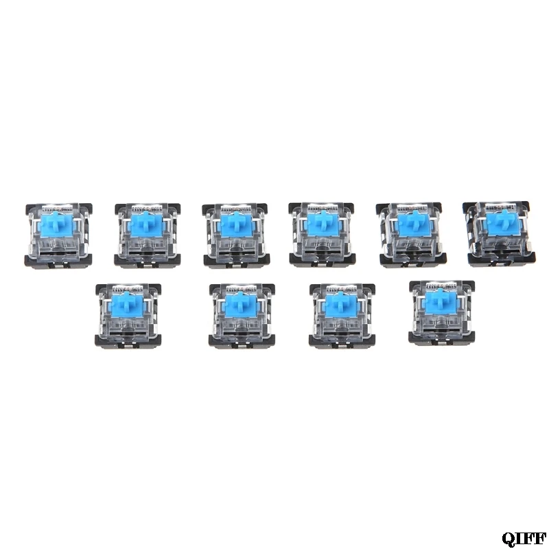 Drop Ship&Wholesale 10Pcs 3 Pin Mechanical Keyboard Switch Blue for Cherry MX Keyboard Tester Kit APR28
Drop Ship&Wholesale 10Pcs 3 Pin Mechanical Keyboard Switch Blue for Cherry MX Keyboard Tester Kit APR28