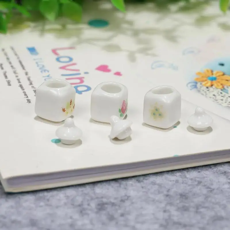 Dongzhur 1:12 Dollhouse Letterboard Mini-can Kit Cute Mini Accessories Doll Furniture Toy Accessories