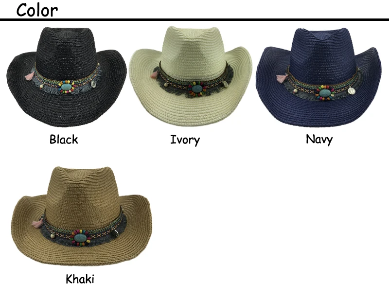 4 colors cowboy cap