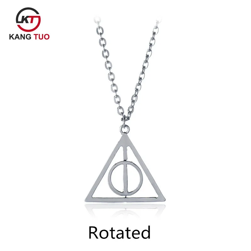 Hot Sale Movie Deathly Hallows Necklace Fashion Rotated Triangle Pendant Chain Jewelry For Women&Men
Hot Sale Movie Deathly Hallows Necklace Fashion Rotated Triangle Pendant Chain Jewelry For Women&Men