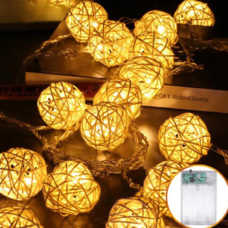 Fairy Garland LED Ball Led Light String Lights For Christmas Tree Wedding Home Indoor Decoration Garland Battery Powered
Fairy Garland LED Ball Led Light String Lights For Christmas Tree Wedding Home Indoor Decoration Garland Battery Powered