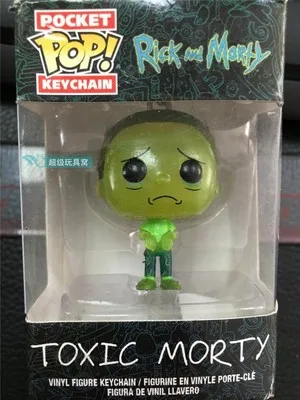 Original Funko Keychain Glow in the dark Rick and Morty - Toxic Rick Morty Vinyl Action Figure Key Chain Collectible Model Toy
Original Funko Keychain Glow in the dark Rick and Morty - Toxic Rick Morty Vinyl Action Figure Key Chain Collectible Model Toy