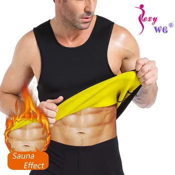 SEXYWG Mens Running Vest Gym Yoga Shirt Neoprene Hot Sweat Sauna Waist Trainer Body Shaper Fat Burning Fitness T-shirt Tank Tops
SEXYWG Mens Running Vest Gym Yoga Shirt Neoprene Hot Sweat Sauna Waist Trainer Body Shaper Fat Burning Fitness T-shirt Tank Tops