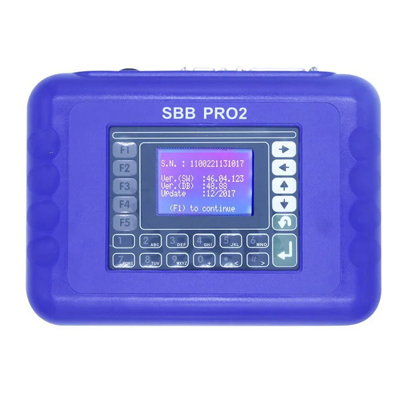 46.04.123 SBB Pro2 Pin Code Reader V48.88 Auto Car Key Programmer Immobilizer Key Maker 12/2017 Update
46.04.123 SBB Pro2 Pin Code Reader V48.88 Auto Car Key Programmer Immobilizer Key Maker 12/2017 Update