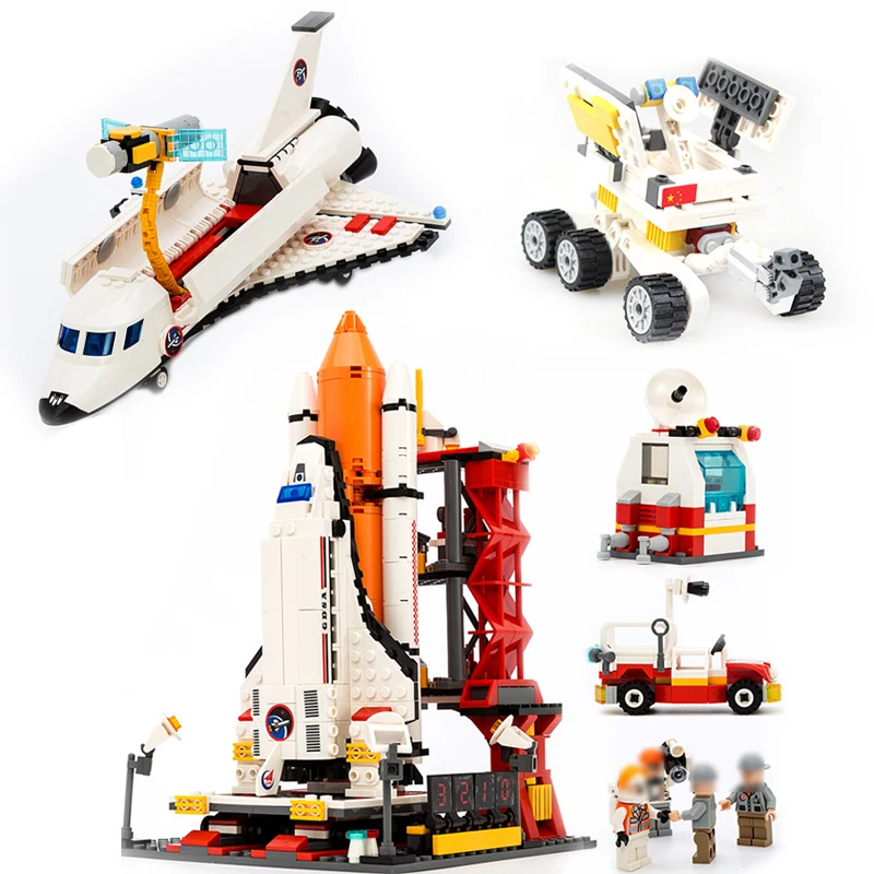 1214pcs DIY Creator spaceport space shuttle airplane moonbuggy Building brick Block models Kids educational Toys LeGOINGLY gifts
1214pcs DIY Creator spaceport space shuttle airplane moonbuggy Building brick Block models Kids educational Toys LeGOINGLY gifts