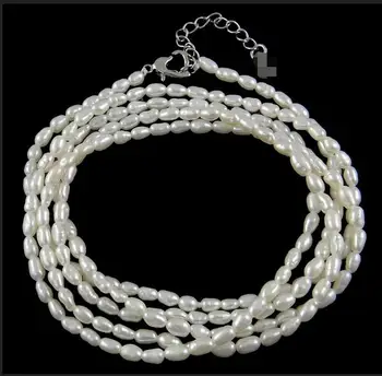 Hot Sale Jewelry Freshwater Cultured Pearl Bracelet Jewelry Pearl Rice natural white 3mm Approx 32 Inch,
Hot Sale Jewelry Freshwater Cultured Pearl Bracelet Jewelry Pearl Rice natural white 3mm Approx 32 Inch,