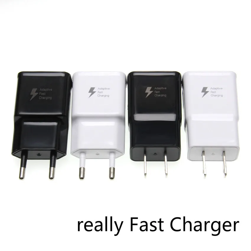 300pcs/lot really Fast Charger For Samsung Galaxy S6 S7 edge s8 Plus Note4 Adaptive Quick Charge 2.0 EU US Plug 9V 1.67A 5V 2A
300pcs/lot really Fast Charger For Samsung Galaxy S6 S7 edge s8 Plus Note4 Adaptive Quick Charge 2.0 EU US Plug 9V 1.67A 5V 2A