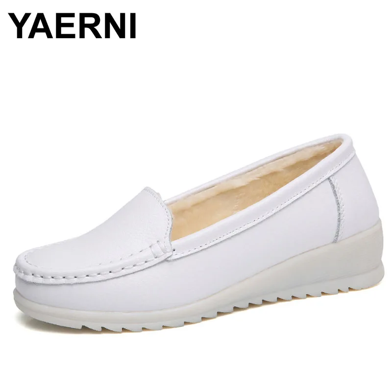 Кроссовки женские YAERNI белые дышащие с мягкой подошвой | Обувь