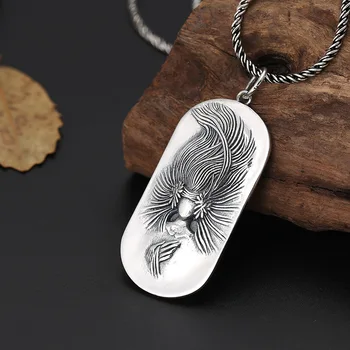 Wholesale S925 Sterling Silver Trend Jewelry Pendant Thai Silver Personality Creative Tag Peacock Men And Women Pendant
Wholesale S925 Sterling Silver Trend Jewelry Pendant Thai Silver Personality Creative Tag Peacock Men And Women Pendant