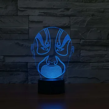Opera Facial Masks Night Lighting USB Charge 7 Color Changing Night Light Decorative
Opera Facial Masks Night Lighting USB Charge 7 Color Changing Night Light Decorative