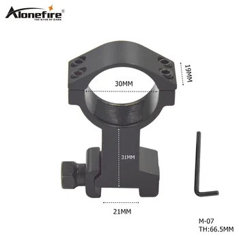 Alonefire M-07 30mm Ring 20mm Mount Weaver picatinny Rail For Laser Flashligh Rifle Scope Mount gun accessories
Alonefire M-07 30mm Ring 20mm Mount Weaver picatinny Rail For Laser Flashligh Rifle Scope Mount gun accessories