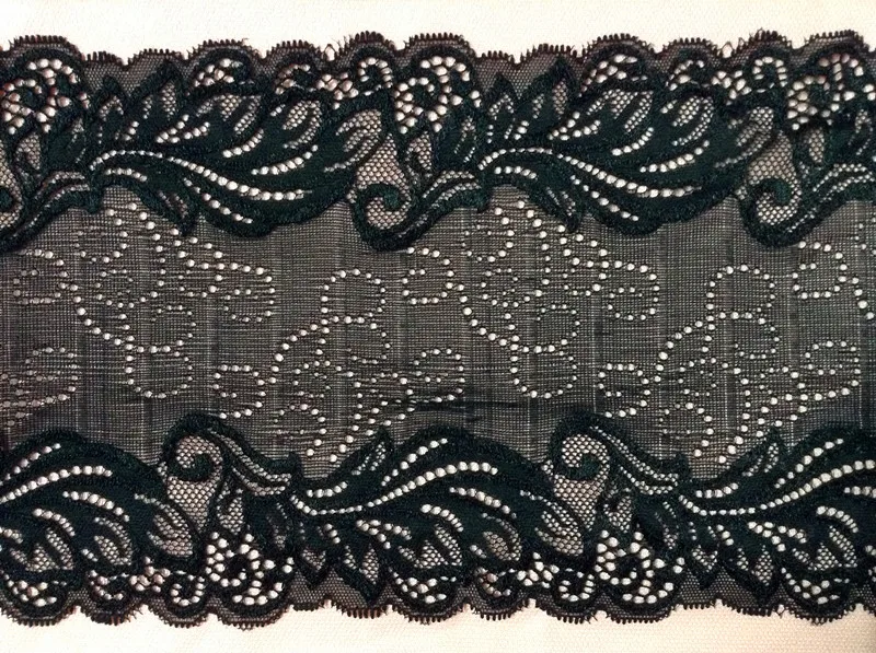 Top quality 18cm luxurious elastic flora jacquard lace, soft and elegant lace trimming,XERY-HES1011E
Top quality 18cm luxurious elastic flora jacquard lace, soft and elegant lace trimming,XERY-HES1011E