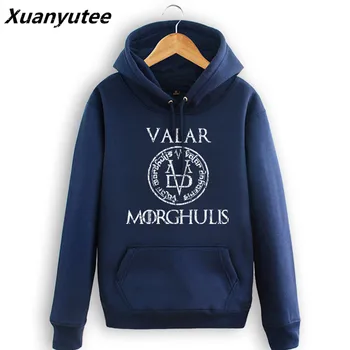 New Game of Thrones Hoodie Stark VALAR MORGHULIS Men hoodies& Sweatshirts loose Hooded tracksuit plus pullover sweathirts S-3XL
New Game of Thrones Hoodie Stark VALAR MORGHULIS Men hoodies& Sweatshirts loose Hooded tracksuit plus pullover sweathirts S-3XL