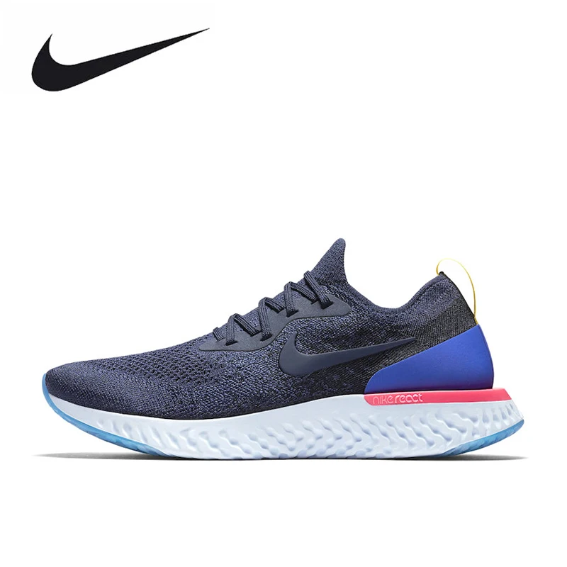 Nike Epic React Flyknit Men's Running Shoes, White / Dark Blue, Non-Slip Breathable Sweat-absorbent S Running NO200
Nike Epic React Flyknit Men's Running Shoes, White / Dark Blue, Non-Slip Breathable Sweat-absorbent S Running NO200
