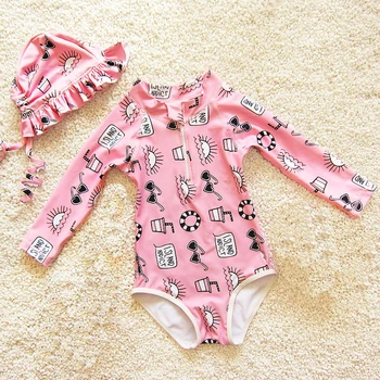 Dollplus Swimwear For Girls Summer Long Sleeve Printing Swimsuit Girls 2pcs Baby Girls Cartoon Beach Wear toddler girl swimwear
Dollplus Swimwear For Girls Summer Long Sleeve Printing Swimsuit Girls 2pcs Baby Girls Cartoon Beach Wear toddler girl swimwear