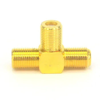 10 Pieces F Female to Two F female Jack Triple T RF Adapter Connector 3 Way Splitter
10 Pieces F Female to Two F female Jack Triple T RF Adapter Connector 3 Way Splitter
