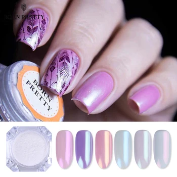Mermaid Nail Glitter Powder Pearl Shell Shimmer Powder Pigment Gradient Glimmer Dust Nail Art Decorations