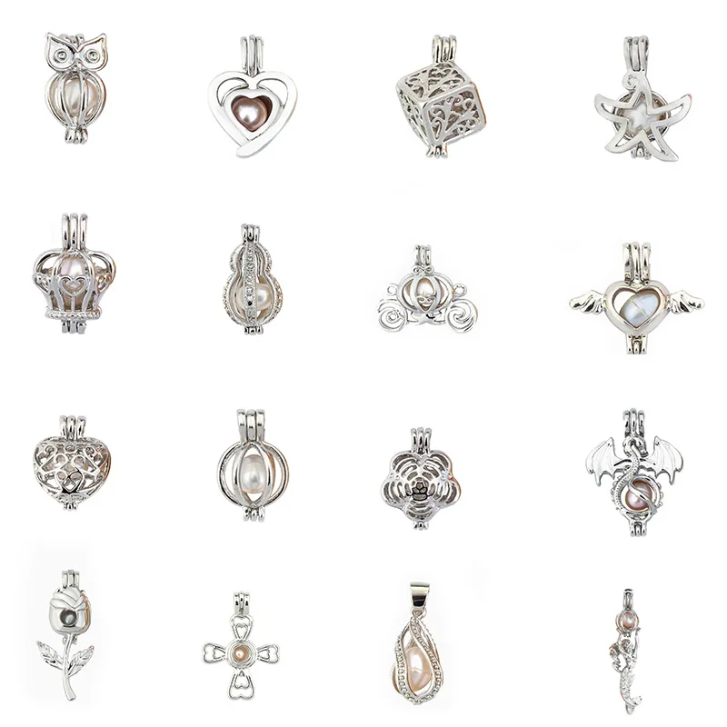 More Than 20 styles Pearl Cage Jewelry Findings Cage Locket Pendant Essential Oil Diffuser Locket For Oyster Pearl Women Men
More Than 20 styles Pearl Cage Jewelry Findings Cage Locket Pendant Essential Oil Diffuser Locket For Oyster Pearl Women Men