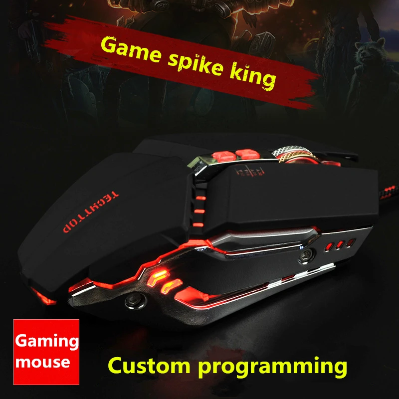 New macro programming custom mechanical lighting gaming mouse iron bottom weighted wired USB mouse
New macro programming custom mechanical lighting gaming mouse iron bottom weighted wired USB mouse