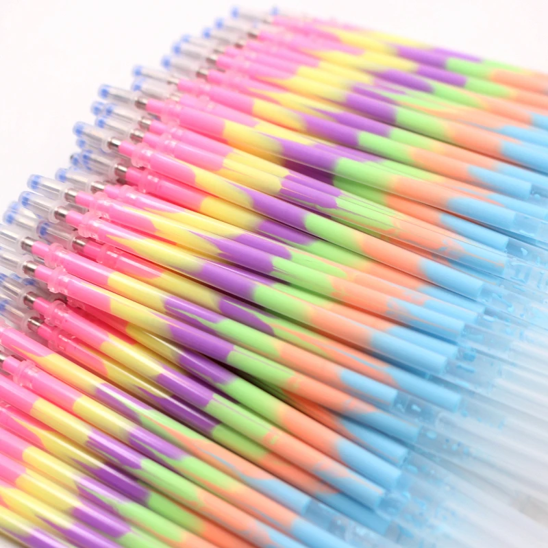Jonvon Satone 200 Pcs Multi Color Rainbow Refill Highlighters Gel Pen Stationery Pen Students Painting Graffiti Refill Pens Gift
Jonvon Satone 200 Pcs Multi Color Rainbow Refill Highlighters Gel Pen Stationery Pen Students Painting Graffiti Refill Pens Gift
