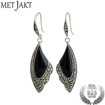 MetJakt Vintage Natural Agate/White Cat's Eye Butterfly Wing Drop Earrings Solid 925 Sterling Silver Earring for Women Jewelry
MetJakt Vintage Natural Agate/White Cat's Eye Butterfly Wing Drop Earrings Solid 925 Sterling Silver Earring for Women Jewelry
