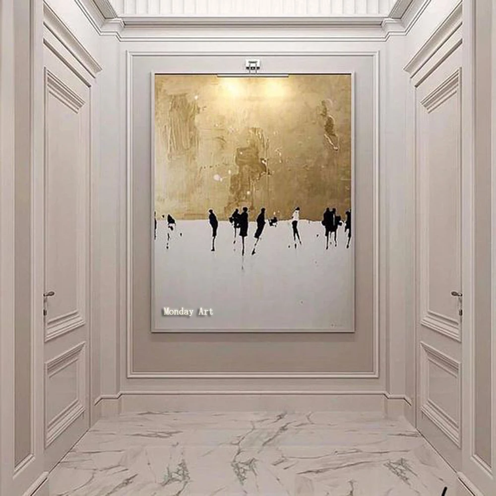 Golden picture art Hand painted Abstract Oil painting High Quality Wall Art on Canvas Abstract gold Oil painting for living room
Golden picture art Hand painted Abstract Oil painting High Quality Wall Art on Canvas Abstract gold Oil painting for living room