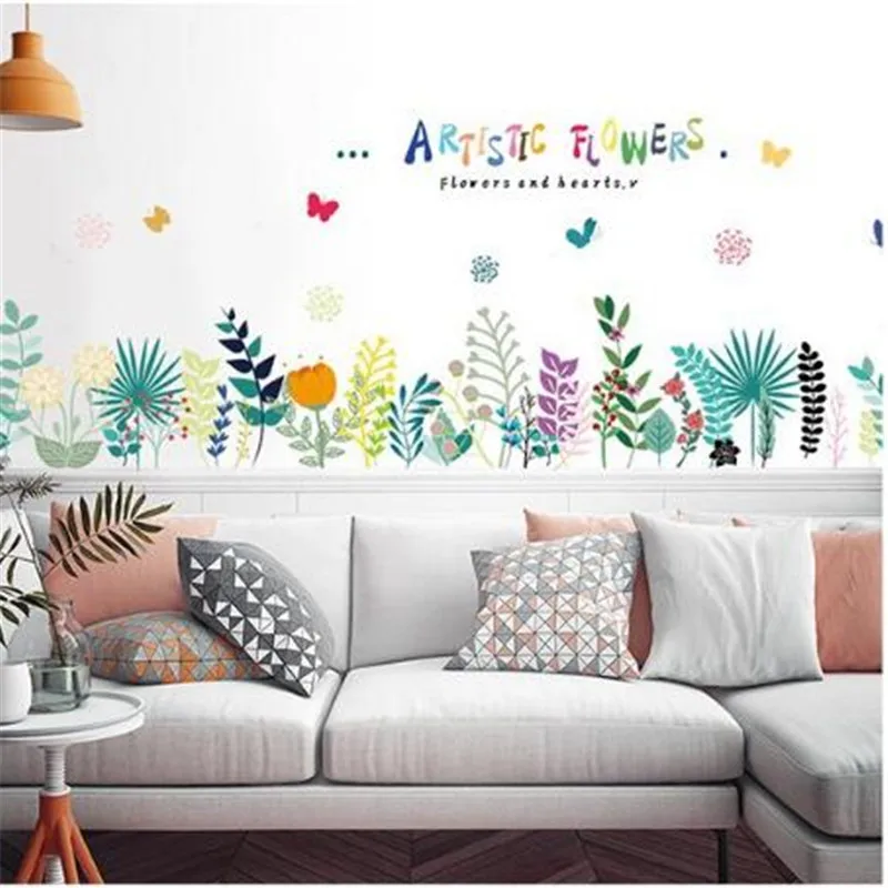 1PCS ARTISTIC Flower Baseboard Wall Stickers For Living Room Kindergarten Children's Room Classroom Decoration Sticker 50*70CM
1PCS ARTISTIC Flower Baseboard Wall Stickers For Living Room Kindergarten Children's Room Classroom Decoration Sticker 50*70CM