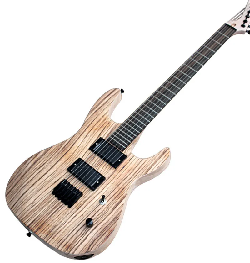 Special Matte Zebra Wood Electric Guitar with Fixed Bridge,Rosewood Fretboard Without Inlay,Black Hardwares,can be customized
Special Matte Zebra Wood Electric Guitar with Fixed Bridge,Rosewood Fretboard Without Inlay,Black Hardwares,can be customized